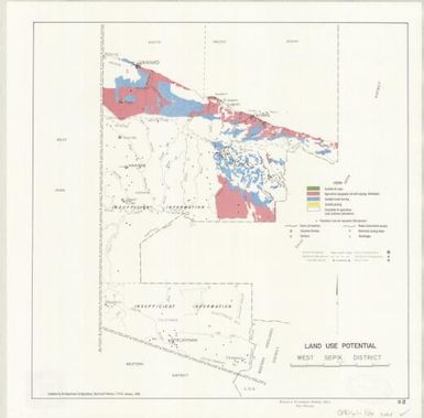 Land use potential: West Sepik District (Sheet 11.2)