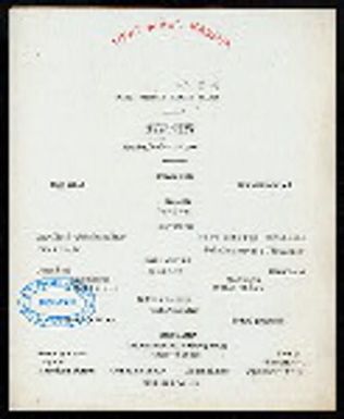 TIFFIN [held by] TOYO KISEN KAISHA [at] EN ROUTE ABOARD HONG KONG MARU (SS)