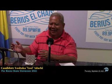 Candidate Yositaka "Yosi" Adachi for State Governor 2021 (9/16/2021)