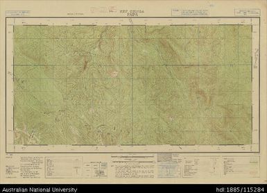 Papua New Guinea, Paipa, Artillery series, Sheet 3688, 1:25 000, 1944