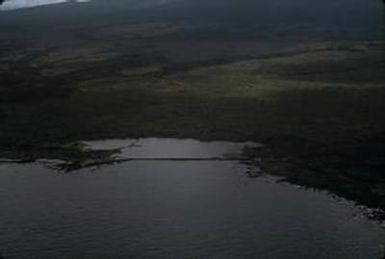 [Aerial view of Kona Coast on Hawaii Island, United States]