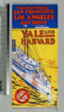 Coastwise Sailings San Francisco Los Angeles San Diego : Yale and Harvard
