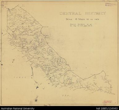 Papua New Guinea, Central District, 1955, 1:506 880