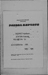 Patrol Reports. Northern District, Kokoda, 1960 - 1961