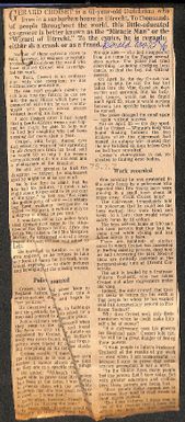 Article about Gerard Croiset, self-proclaimed Dutch clairvoyant