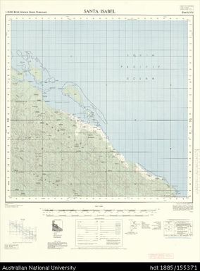 Solomon Islands, British Solomon Islands Protectorate, Santa Isabel, Series: X711, Sheet 8-159-3, 1970, 1:50 000