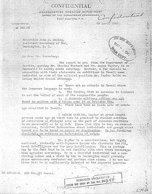 Memo from Delos Emmons to John J. McCloy