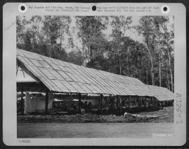 General ward building. Oro Bay, Papua, New Guinea. (U.S. Air Force Number F54946AC)