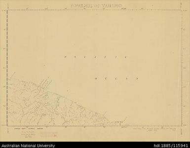 Papua New Guinea, Fourmil of Vanimo, Fourmil series, Sheet 1, 1956, 1:253 440