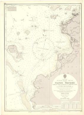 Nandi Waters : Tomba Ko Nandi Anchorage and approach channel : Fiji Islands, Viti Levu, west coast, Pacific Ocean / surveyed by Lieut. C.C. Lowry, R.N. ; assisted by the officers of the H.M.N.Z. surveying ship "Matai", 1942