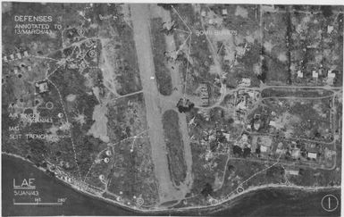 [Aerial photographs relating to the Japanese occupation of Lae, Papua New Guinea, 1943] (77)