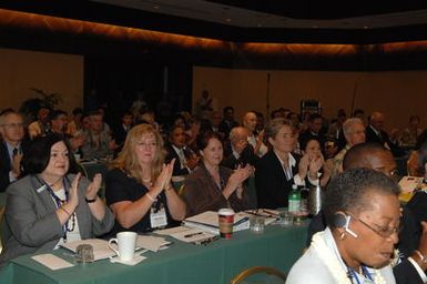 [Assignment: 48-DPA-09-29-08_SOI_K_Isl_Conf_AM] Insular Areas Health Summit [("The Future of Health Care in the Insular Areas: A Leaders Summit") at the Marriott Hotel in] Honolulu, Hawaii, where Interior Secretary Dirk Kempthorne [joined senior federal health officials and leaders of the U.S. territories and freely associated states to discuss strategies and initiatives for advancing health care in those communinties [48-DPA-09-29-08_SOI_K_Isl_Conf_AM_DOI_0442.JPG]