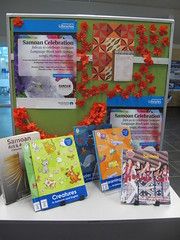 Samoan Language Week display at South Library