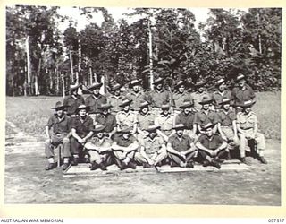 TOROKINA, BOUGAINVILLE. 1945-10-05. MEMBERS OF 7 PLATOON, A COMPANY, 57/60 INFANTRY BATTALION, 15 INFANTRY BRIGADE