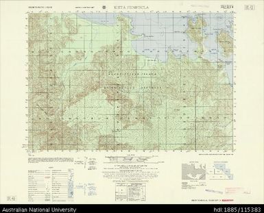 Papua New Guinea, Bougainville, Kieta Peninsula, Series: AMS X713, Sheet 6939 III, 1966, 1:50 000