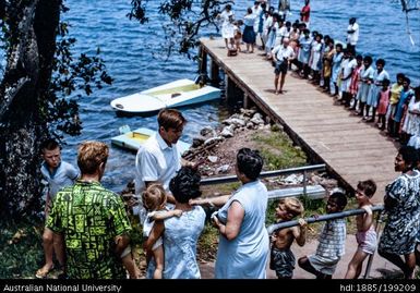 Saying goodbye to Robert Hanford, Paton Memorial Hospital wharf