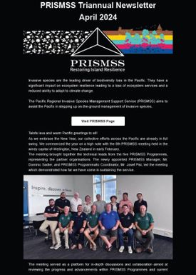 PRISMSS Triannual Newsletter April 2024