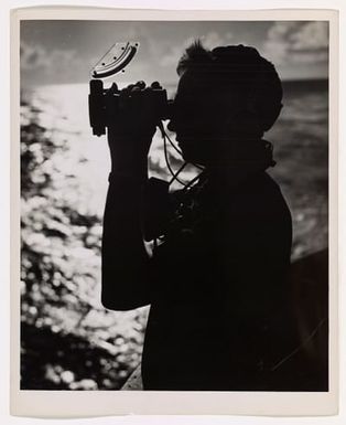 On Watch For Enemy At Saipan