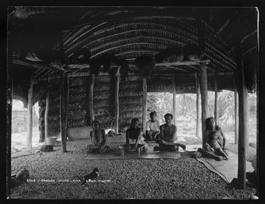 Samoan House, Apia, Kava-Making