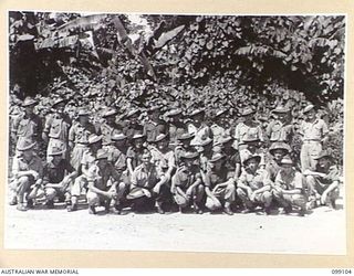 TOROKINA, BOUGAINVILLE. 1945-11-25. PERSONNEL OF 11 PLATOON, 13 FIELD BAKERY UNIT. (FOR IDENTIFICATION OF 30 NAMED PERSONNEL REFER TO PROVISIONAL CAPTION OR NAME INDEX)