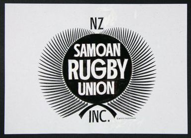 New Zealand Samoan Rugby Union Logo Design