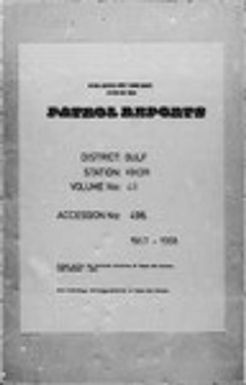 Patrol Reports. Gulf District, Kikori, 1967-1968