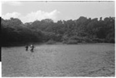 Fording a river