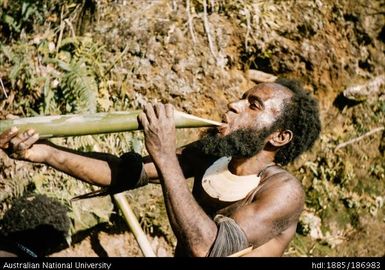 Man drinking water