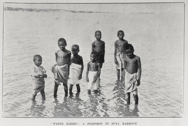 'Water babies' a snapshot in Suva Harbour