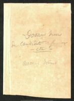 Dossiers de demande de bourse adressés au directeur de l'Intérieur
