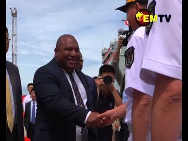 NAVAL SHIP ARRIVED