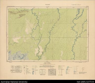 Indonesia, Western New Guinea, Timare, Series: Nederlands-Nieuw-Guinea, Sheet 18-Q, 1956, 1:100 000