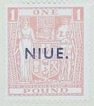 Stamp: New Zealand - Niue One Pound