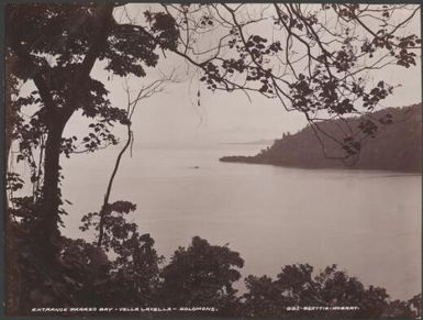 The entrance to Paraso Bay, Vella Lavella, Solomon Islands, 1906 / J.W. Beattie