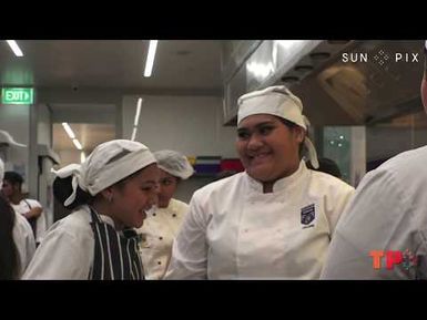 TP+ Auckland high school students cook for child cancer