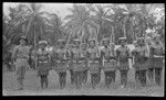 Papua New Guinea police and European officer