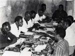 A meal during a meeting of native pastors