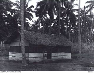 RABAUL, NEW BRITAIN, 1946-02-15. THE LATRINES AT 5 GROUP CAMP. THE CAMP IS ONE OF THIRTEEN GROUP CAMPS ESTABLISHED AROUND RABAUL FOR THE CONCENTRATION OF JAPANESE PERSONNEL. ALTHOUGH JAPANESE ..