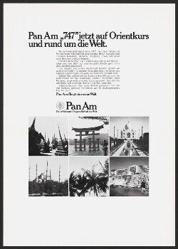 Pan Am "747" jetzt auf Orientkurs und rund um die Welt.