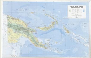 Papua New Guinea general reference map (Recto 1998 reprint)