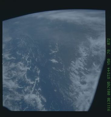 S44-78-072 - STS-044 - Earth observations taken during the STS-44 mission