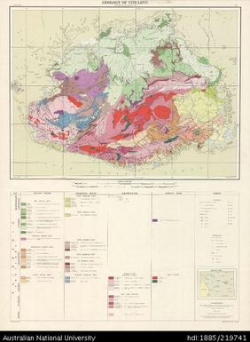 Fiji, Viti Levu, Geology of Viti Levu, GS 432, 1:250 000, 1967