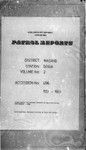 Patrol Reports. Madang District, Bogia, 1951 - 1953