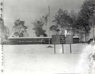 Ninth General Hospital. World War II. Biak Island. Base Hospital Headquarters Building.