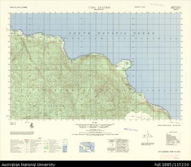 Papua New Guinea, New Ireland, Cape Lemeris, Series: AMS T795, Sheet 6148 II, 1966, 1:50 000