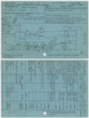 [Oahu Railway and Land Company (Hawaii), Engine Drawing Card, Sketch No. 7606]