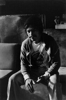 Walter in Shinka House, a drug rehabilitation half-way house, Honolulu, HI, 1981