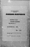 Patrol Reports. Gulf District, Baimuru, 1961-1962