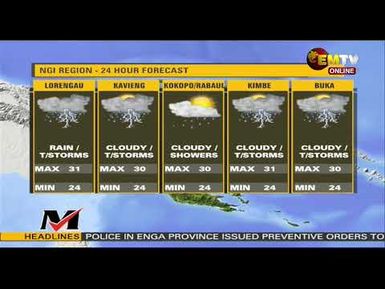 NATIONAL EMTV NEWS | 6PM | SUNDAY 04th AUGUST, 2024