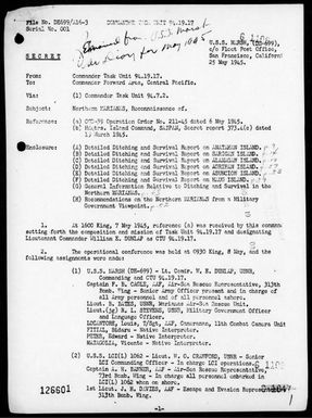 COMTASK-Unit 94.19.17 - Report of the reconnaissance of the Northern Marianas islands, 5/8-23/45